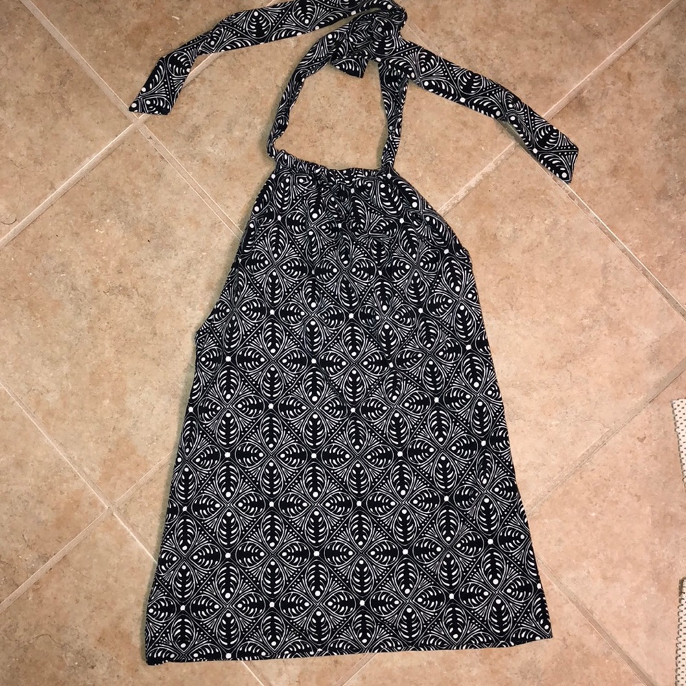 Geometric print halter top Banana Republic